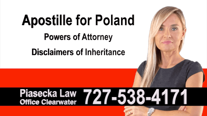 Hudson Apostille, Notary, Polish, Polski, Notariusz, Pełnomocnictwo, Power of Attorney, Agnieszka Piasecka, Aga Piasecka
